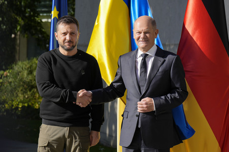 Empfang des Präsidenten der Ukraine in Berlin