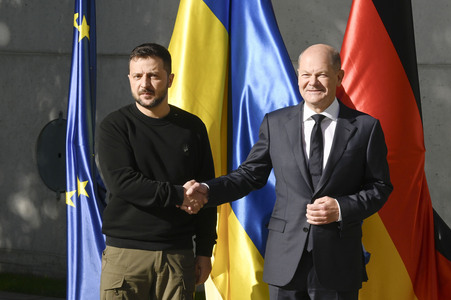 Empfang des Präsidenten der Ukraine in Berlin