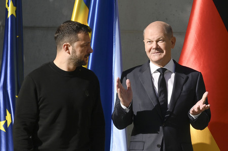 Empfang des Präsidenten der Ukraine in Berlin