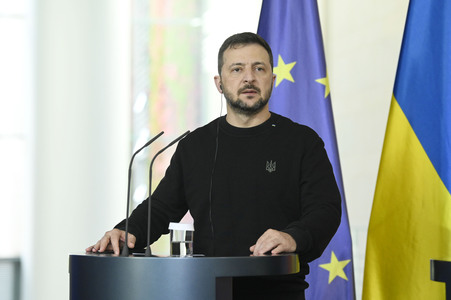 Empfang des Präsidenten der Ukraine in Berlin