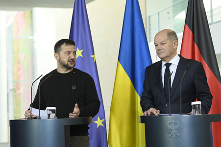 Empfang des Präsidenten der Ukraine in Berlin