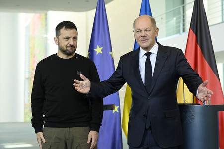 Empfang des Präsidenten der Ukraine in Berlin