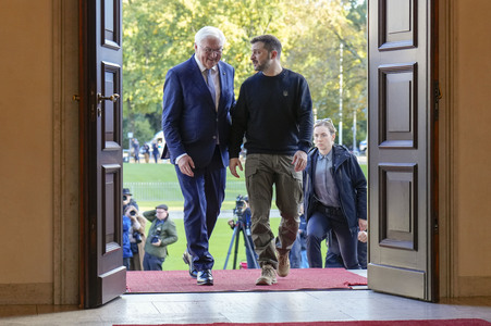 Empfang des Präsidenten der Ukraine im Schloss Bellevue in Berlin