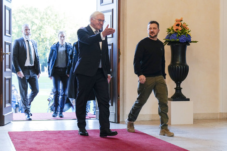 Empfang des Präsidenten der Ukraine im Schloss Bellevue in Berlin