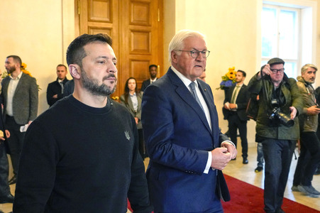 Empfang des Präsidenten der Ukraine im Schloss Bellevue in Berlin