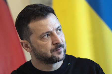 Empfang des Präsidenten der Ukraine im Schloss Bellevue in Berlin