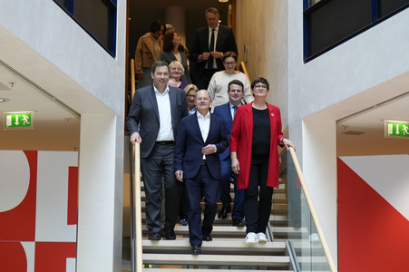 Klausur des SPD-Parteivorstandes in Berlin