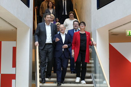 Klausur des SPD-Parteivorstandes in Berlin