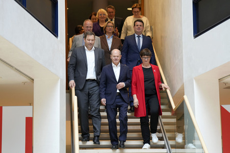 Klausur des SPD-Parteivorstandes in Berlin