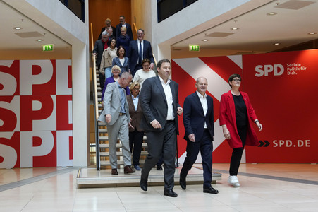 Klausur des SPD-Parteivorstandes in Berlin