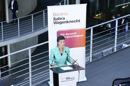 Pressekonferenz vom BSW in Berlin