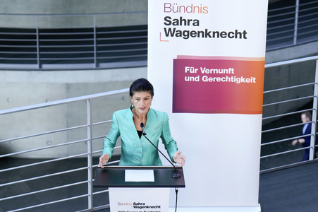 Pressekonferenz vom BSW in Berlin