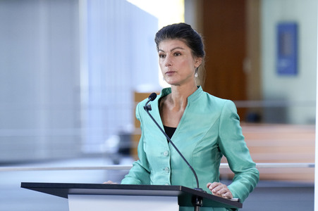 Pressekonferenz vom BSW in Berlin