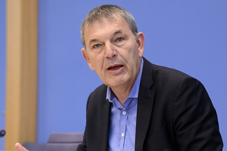 Bundespressekonferenz 'Aktuelle Situation und Schwierigkeiten der humanitären Hilfe im Nahen Osten' in Berlin