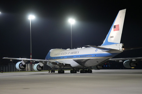 Ankunft des amerikanischen Präsidenten Joe Biden in Berlin