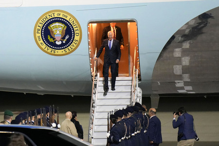 Ankunft des amerikanischen Präsidenten Joe Biden in Berlin