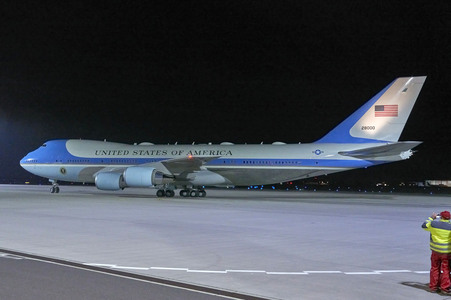 Ankunft des amerikanischen Präsidenten Joe Biden in Berlin