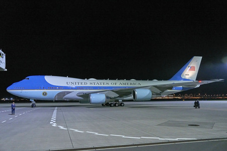 Ankunft des amerikanischen Präsidenten Joe Biden in Berlin