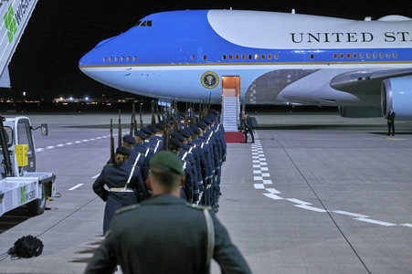 Ankunft des amerikanischen Präsidenten Joe Biden in Berlin