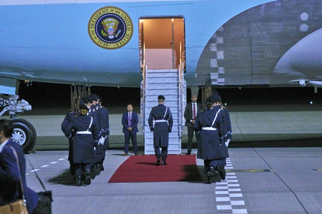 Ankunft des amerikanischen Präsidenten Joe Biden in Berlin