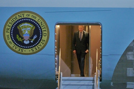 Ankunft des amerikanischen Präsidenten Joe Biden in Berlin