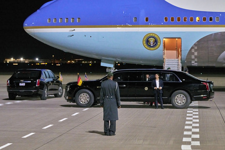 Ankunft des amerikanischen Präsidenten Joe Biden in Berlin
