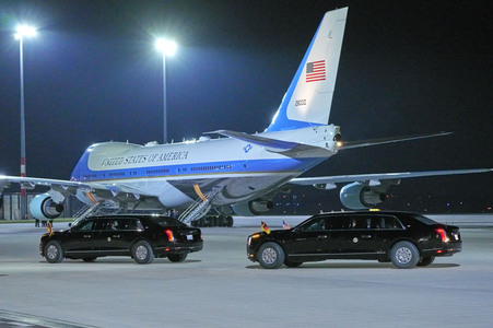 Ankunft des amerikanischen Präsidenten Joe Biden in Berlin