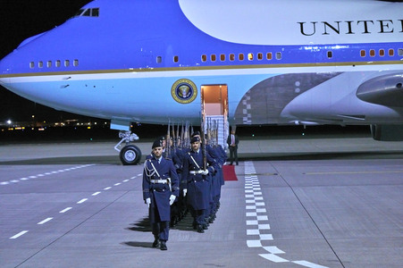 Ankunft des amerikanischen Präsidenten Joe Biden in Berlin
