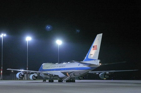 Ankunft des amerikanischen Präsidenten Joe Biden in Berlin