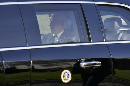 Begrüßung des amerikanischen Präsidenten Joe Biden im Schloss Bellevue in Berlin