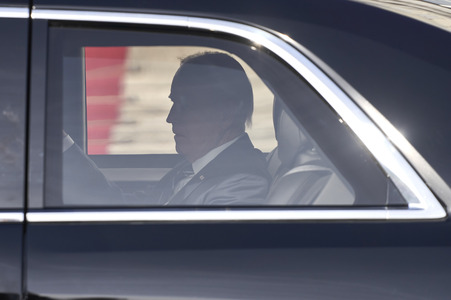 Begrüßung des amerikanischen Präsidenten Joe Biden im Schloss Bellevue in Berlin