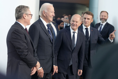 QUAD Treffen im Bundeskanzleramt in Berlin