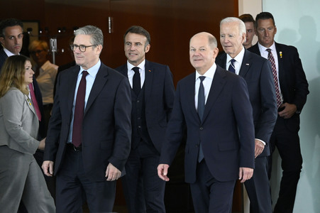 QUAD Treffen im Bundeskanzleramt in Berlin