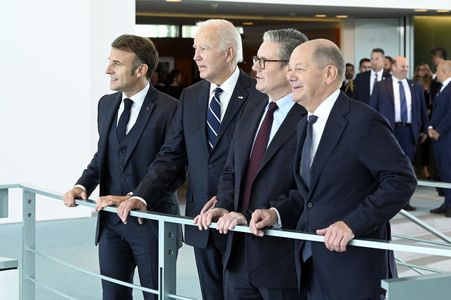 QUAD Treffen im Bundeskanzleramt in Berlin