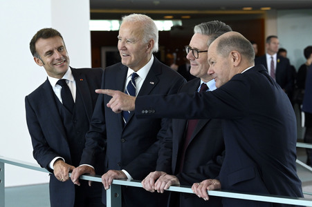 QUAD Treffen im Bundeskanzleramt in Berlin