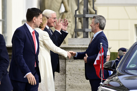 Begrüßung von König Frederik X. von Dänemark und Königin Mary von Dänemark in Berlin