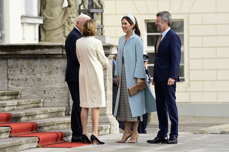 Begrüßung von König Frederik X. von Dänemark und Königin Mary von Dänemark in Berlin