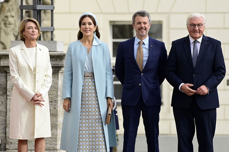 Begrüßung von König Frederik X. von Dänemark und Königin Mary von Dänemark in Berlin
