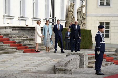Begrüßung von König Frederik X. von Dänemark und Königin Mary von Dänemark in Berlin