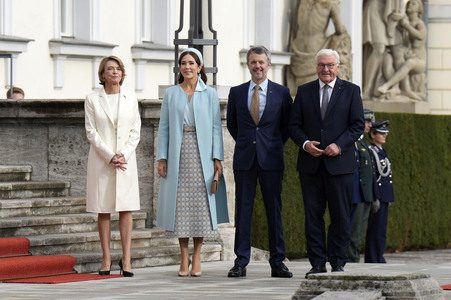 Begrüßung von König Frederik X. von Dänemark und Königin Mary von Dänemark in Berlin
