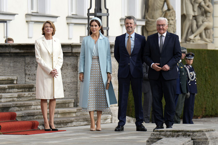 Begrüßung von König Frederik X. von Dänemark und Königin Mary von Dänemark in Berlin