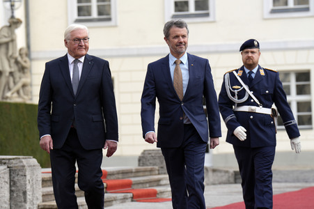 Begrüßung von König Frederik X. von Dänemark und Königin Mary von Dänemark in Berlin