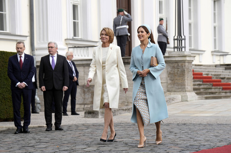 Begrüßung von König Frederik X. von Dänemark und Königin Mary von Dänemark in Berlin