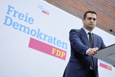 Pressekonferenz mit Bijan Djir-Sarai in Berlin