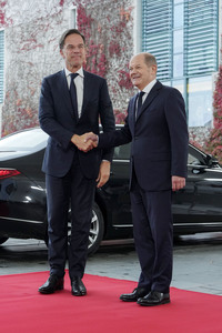 Empfang des NATO-Generalsekretärs in Berlin