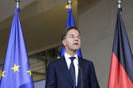 Empfang des NATO-Generalsekretärs in Berlin