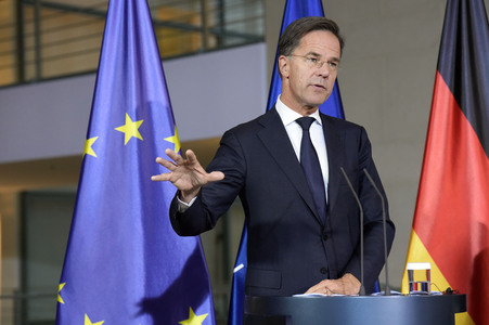 Empfang des NATO-Generalsekretärs in Berlin