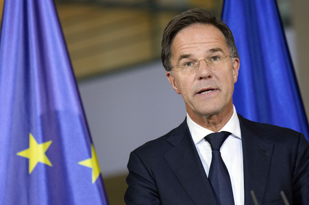 Empfang des NATO-Generalsekretärs in Berlin