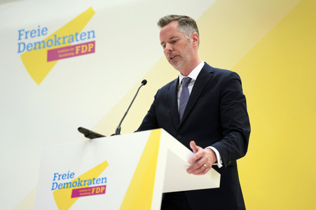Pressestatement der FDP zum Ampel-Aus in Berlin