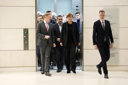 Fraktionssitzung und Pressestatement der FDP zum Ampel-Aus in Berlin